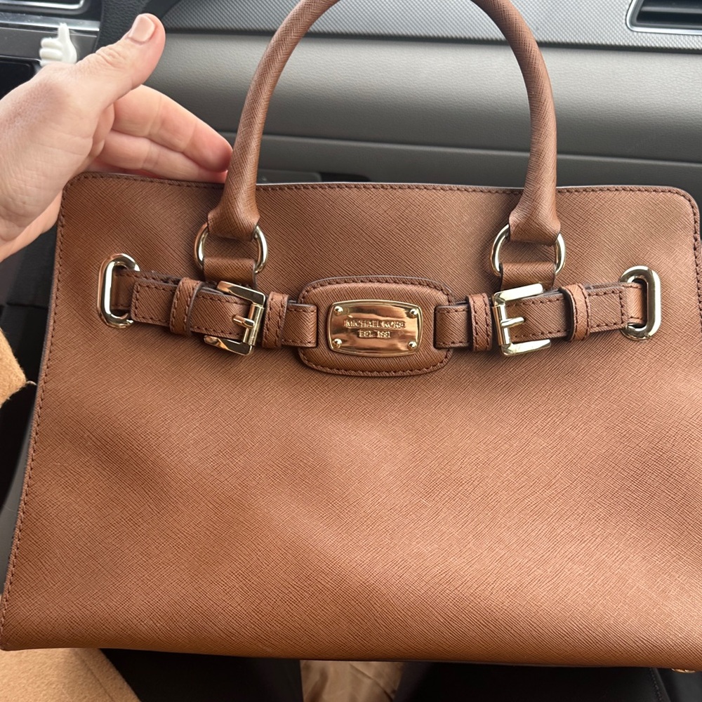 Michael Kors Tan Leather Satchel